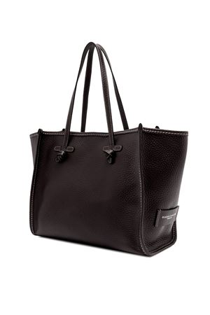 Marcella shopping bag dark brown leather GIANNI CHIARINI | BS9330BBLTU2107